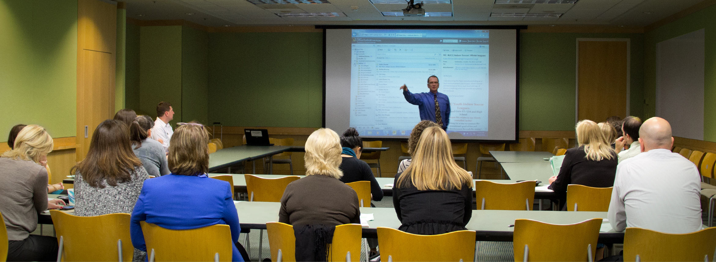 Neal Otto teaching MS Office