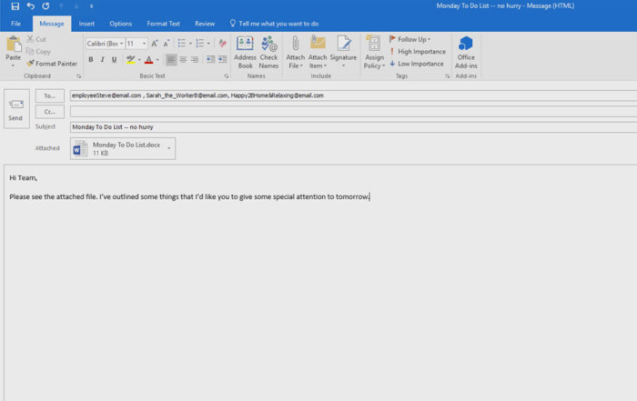 Delayed Email Delivery, Training Video